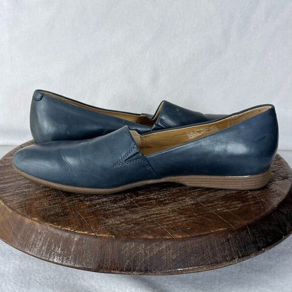 Dansko Shoes Womens 10 Larisa Navy Leather Loafers Lined Lightweight Cushioned - Picture 9 of 12